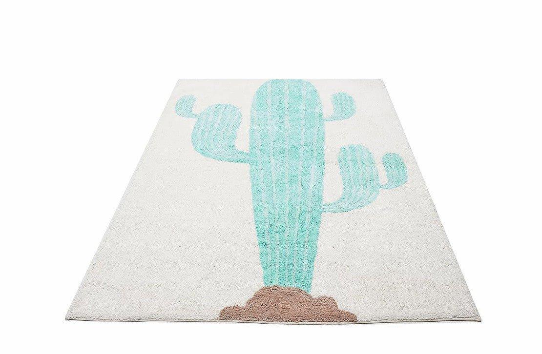 Alfombra Infantil Algodón 100% Lavable Cactus Aratextil - Nanetes #
